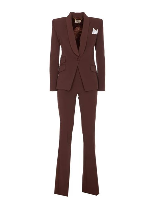 CREPE TAILLEUR ELISABETTA FRANCHI | TP00156E2EA3 Coffee